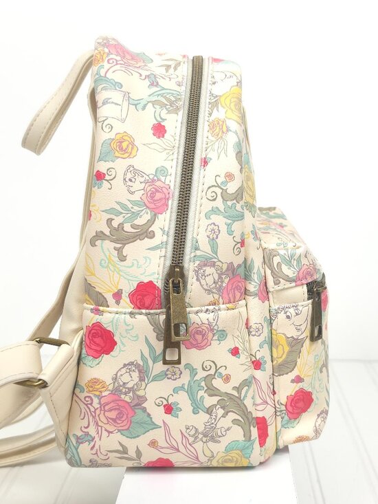 Loungefly Disney Beauty And The Beast Floral Character Mini Backpack main image 8